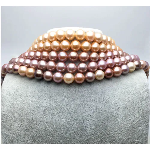 Ожерелье Эдисона из натурального жемчуга 12-14 мм | Украшения и аксессуары