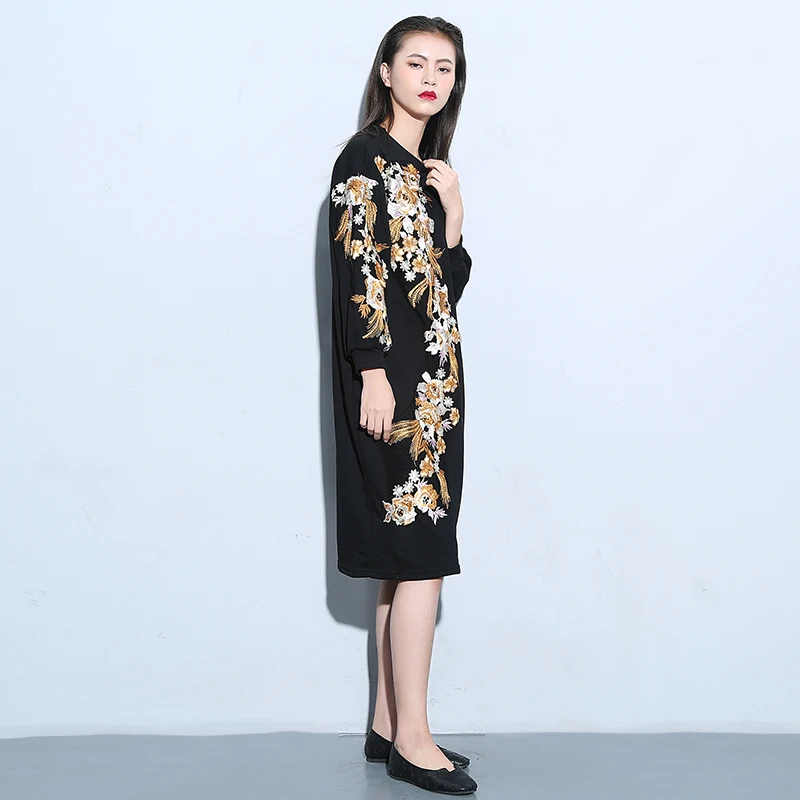 Весна серый Женщин Mini Dress Длинным Рукавом Высокий Воротник Случайные Vestidos