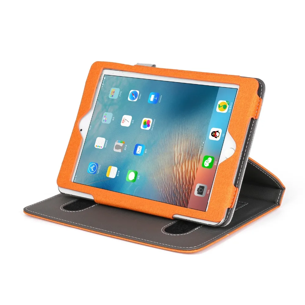 Чехол для iPad Mini 5 4 3 2 1 кожаный чехол 7," мягкий умный чехол многофункциональный с подставкой и карманами для карт ремешок на запястье Чехол