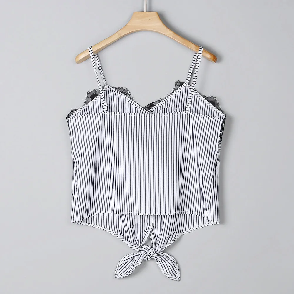 Лидер продаж 2019 блузка женский кружевной Повседневный укороченный топ без