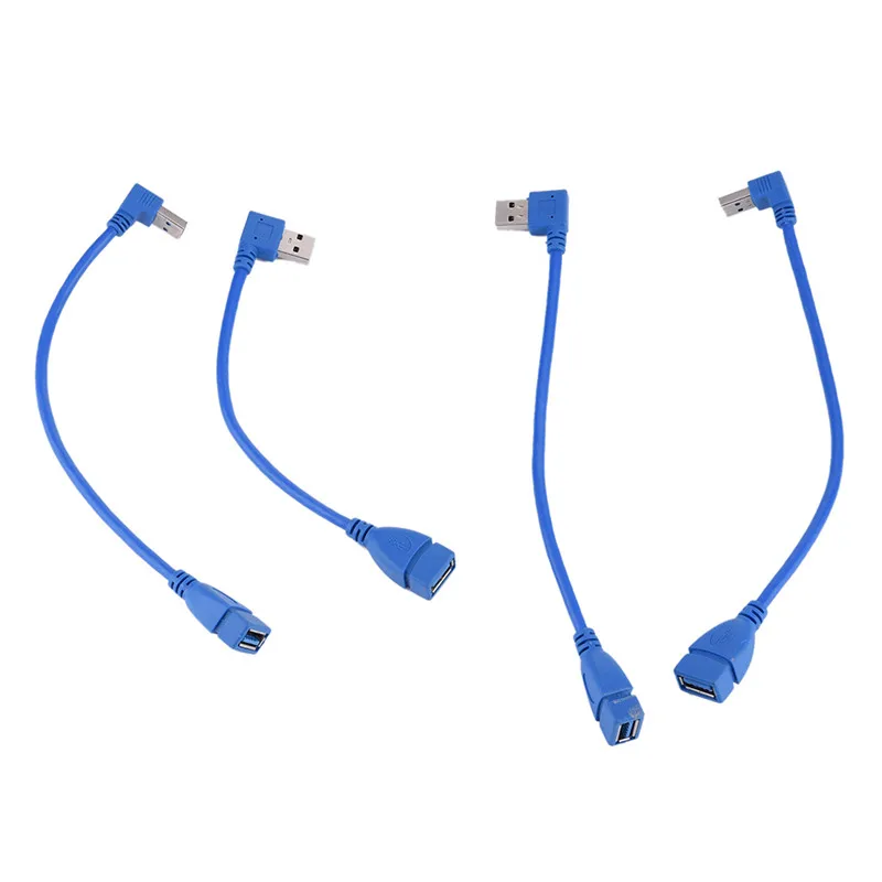 USB 3 0 правый угол папа к Женский удлинитель 1 фут |