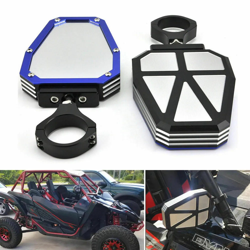 KEMiMOTO для Polairs RZR 1000 XP для Yamaha Rhino 1,7" UTV SXS рулонная клетка боковые зеркала заднего вида выпуклые