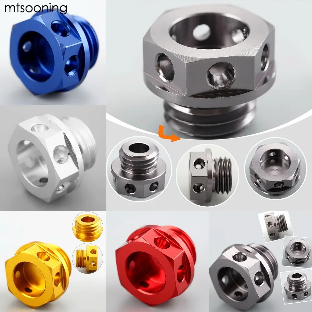 Mtsooning новая крышка масляного фильтра двигателя мотоцикла CNC алюминиевая