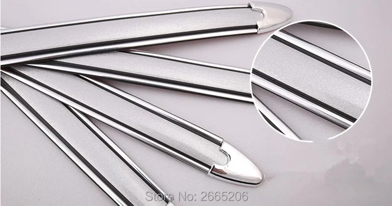 Автомобильные наклейки 4 шт./компл. автомобильная Противоударная полоса