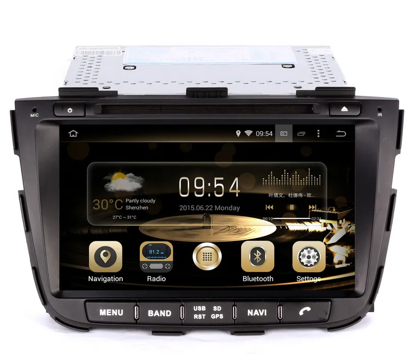Android 9 0 Автомобильный DVD плеер для Kia Sorento 2013 2014 с GPS навигацией Радио BT USB AUX MP3 DVR WIFI