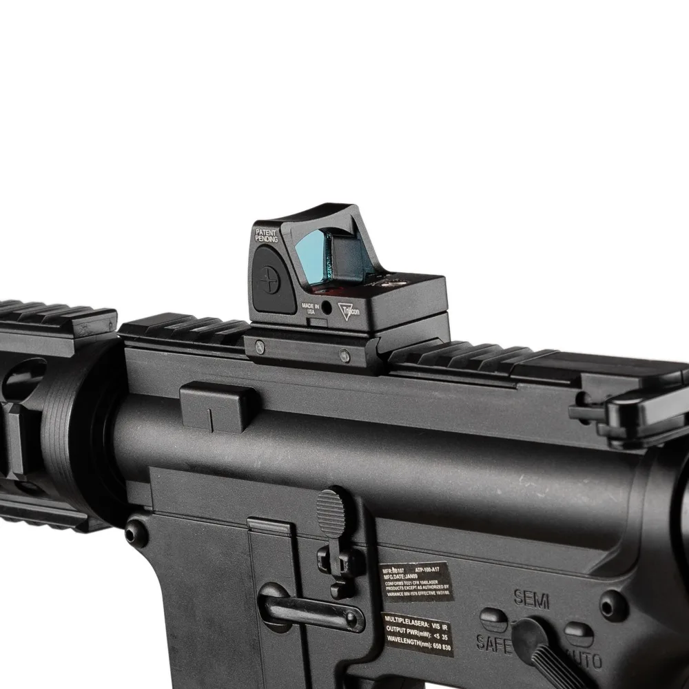 Trijicon Mini RMR красная точка зрения коллиматор Глок/винтовка зеркальный прицел подходит 20 мм Weaver Rail для страйкбола/Охотничья винтовка