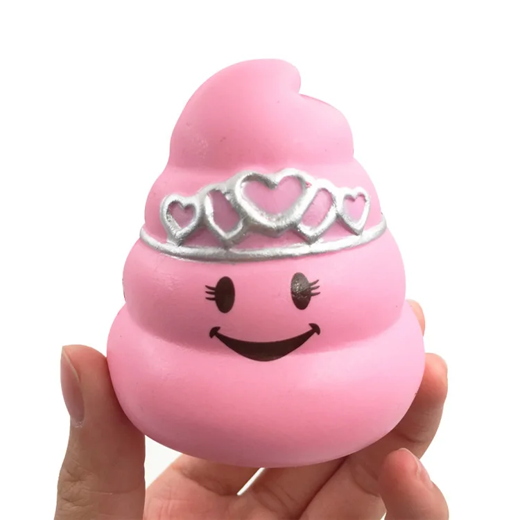 Poo princess pink rare squishy PU soft slow rising Kid Toys Soft squeeze Xmas Gift Stress Reliever wholesale 15pcs lot | Игрушки и хобби