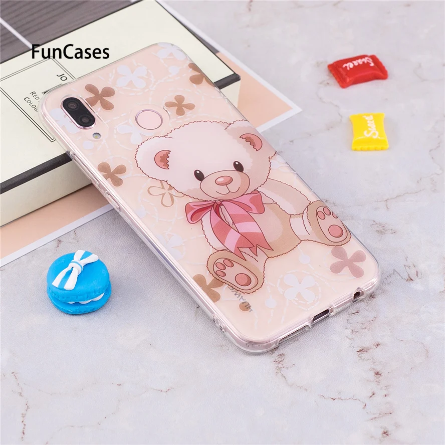 5 84 &quothuawei P20 Lite чехол мягкий силиконовый TPU с рисунком для телефона защитный huawei