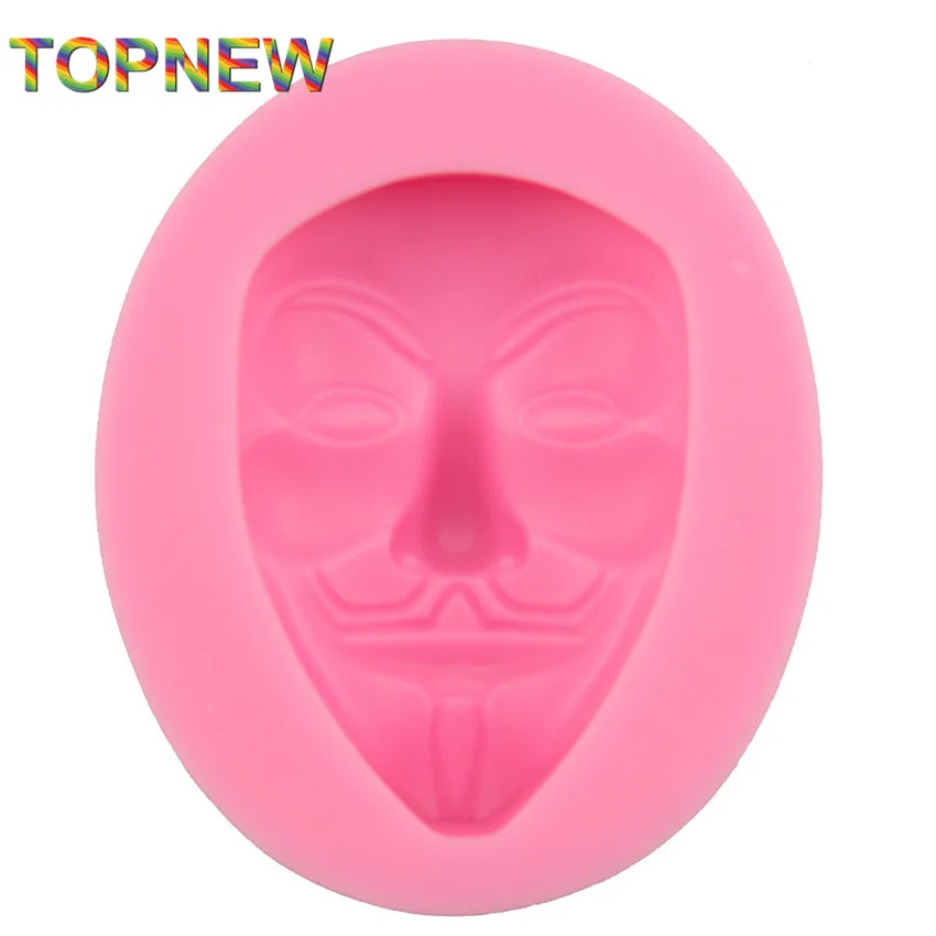 Tope новая v образная маска для лица силиконовая форма помадки DIY шоколадная