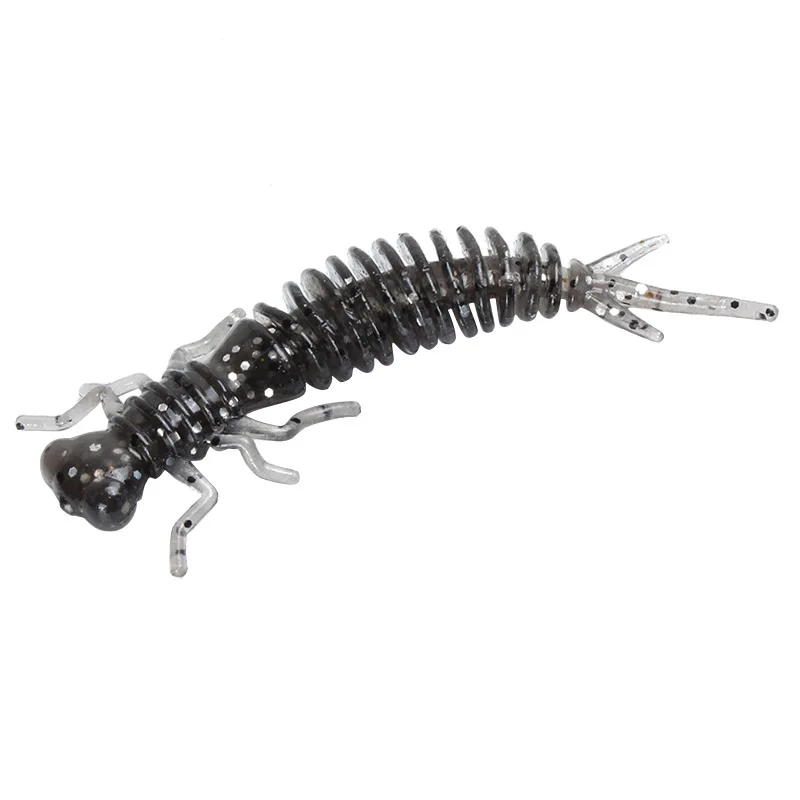 Fulljion Larva мягкие приманки 50 мм 75 100 силиконовые рыболовные искусственные червь