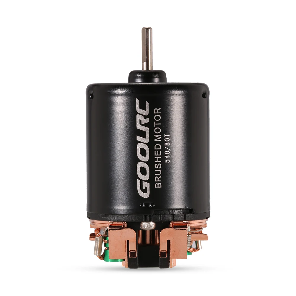 Щеточный двигатель GoolRC 540 80T 13T 17T 21T 23T 27T 35T для внедорожника 1/10 скалолазания