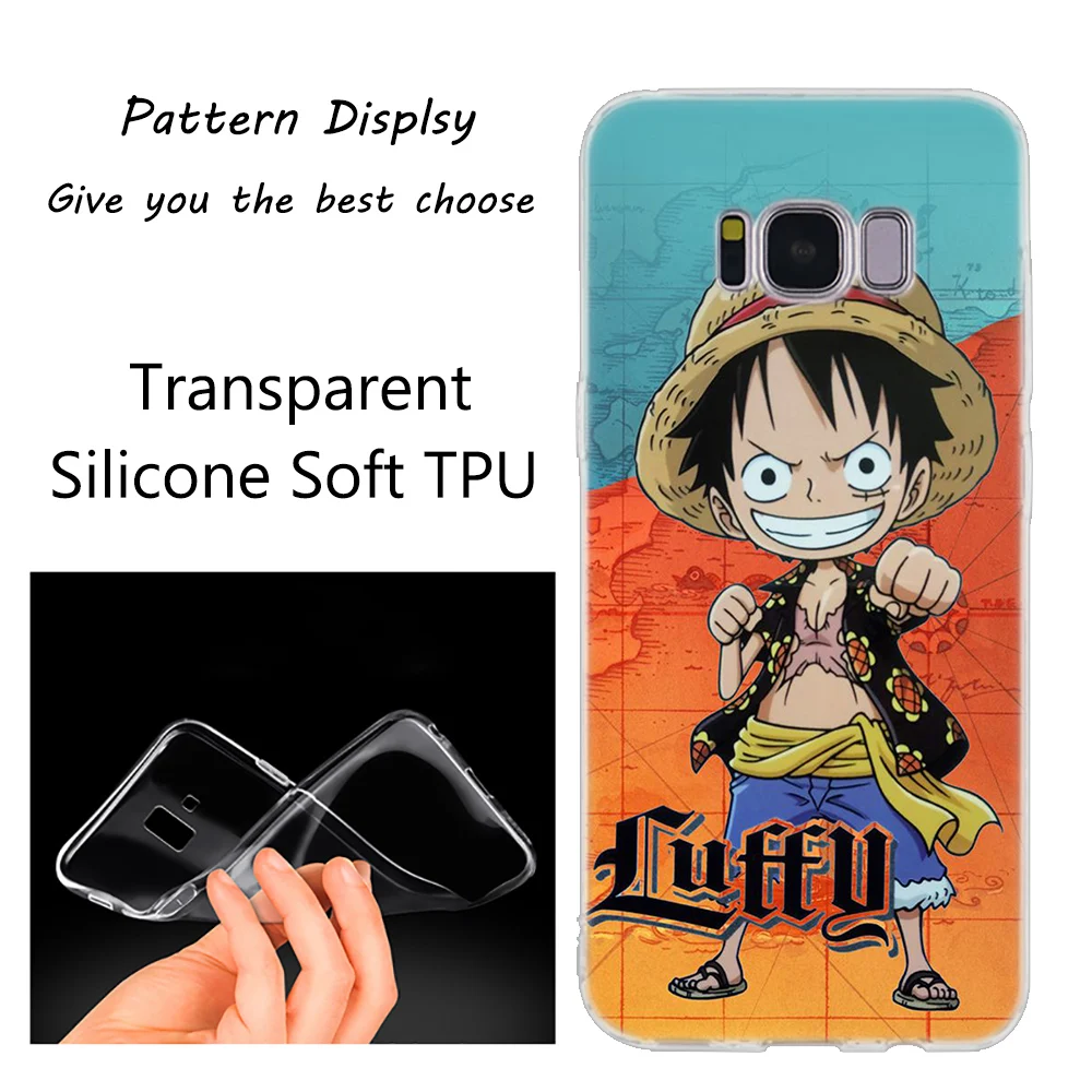 Силиконовый чехол с изображением обезьяны D Luffy для samsung Galaxy Note 10 Plus S8 S9 S10 Plus 5G S6 S7 Edge S5 S10e Note 5 Fashion