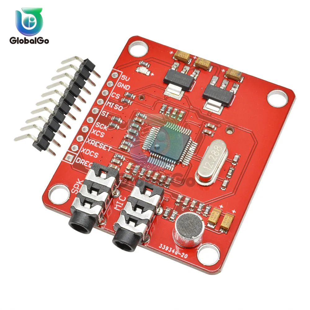 

VS1053 VS1053B плата записи MP3 модуль для Arduino для коммутационной платы со слотом для SD-карты запись в реальном времени