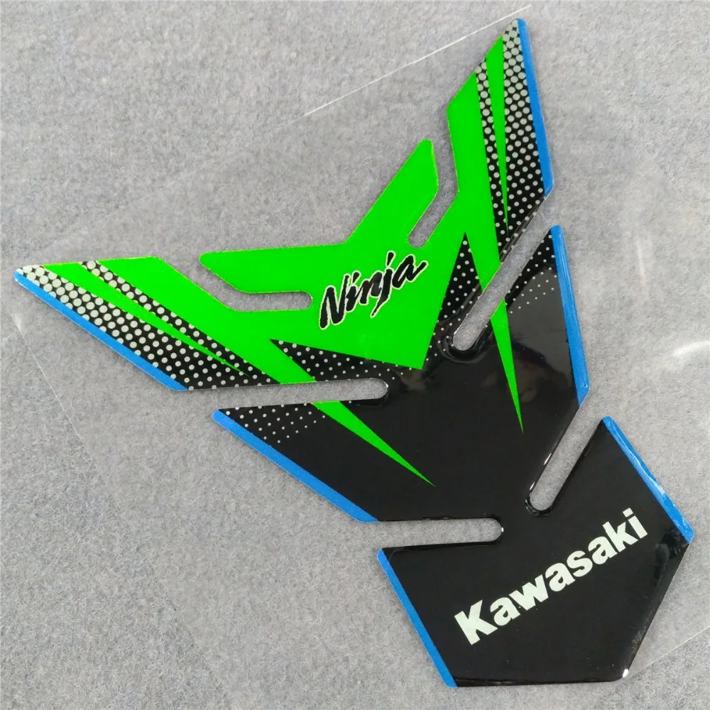 3D защитная накладка на бак мотоцикла Стикеры углерода пайки Черный для Kawasaki Ninja 400 250R 400R 250 650 H2 300 1000