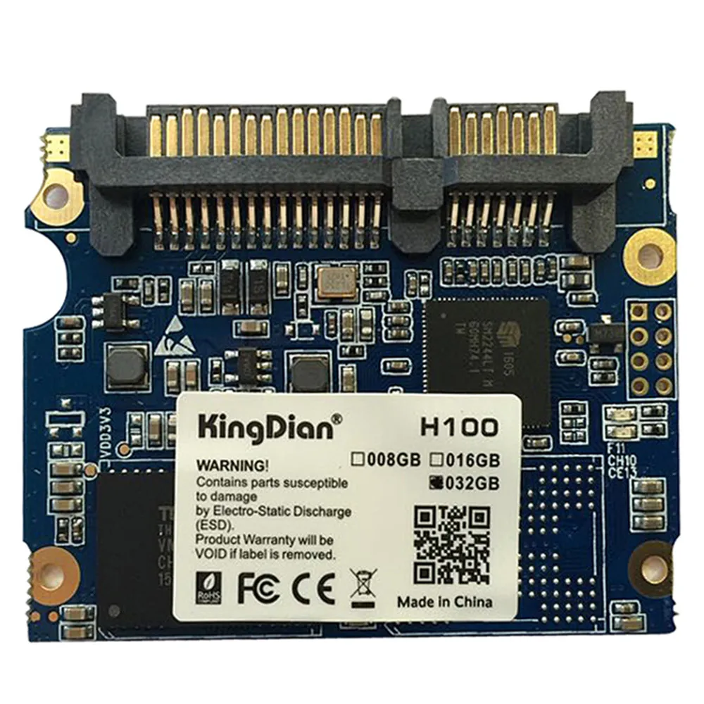 Принять + вспышка KingDian H100 твердотельный накопитель SSD 1.8 дюймов SATA2 4-CH для ноутбука
