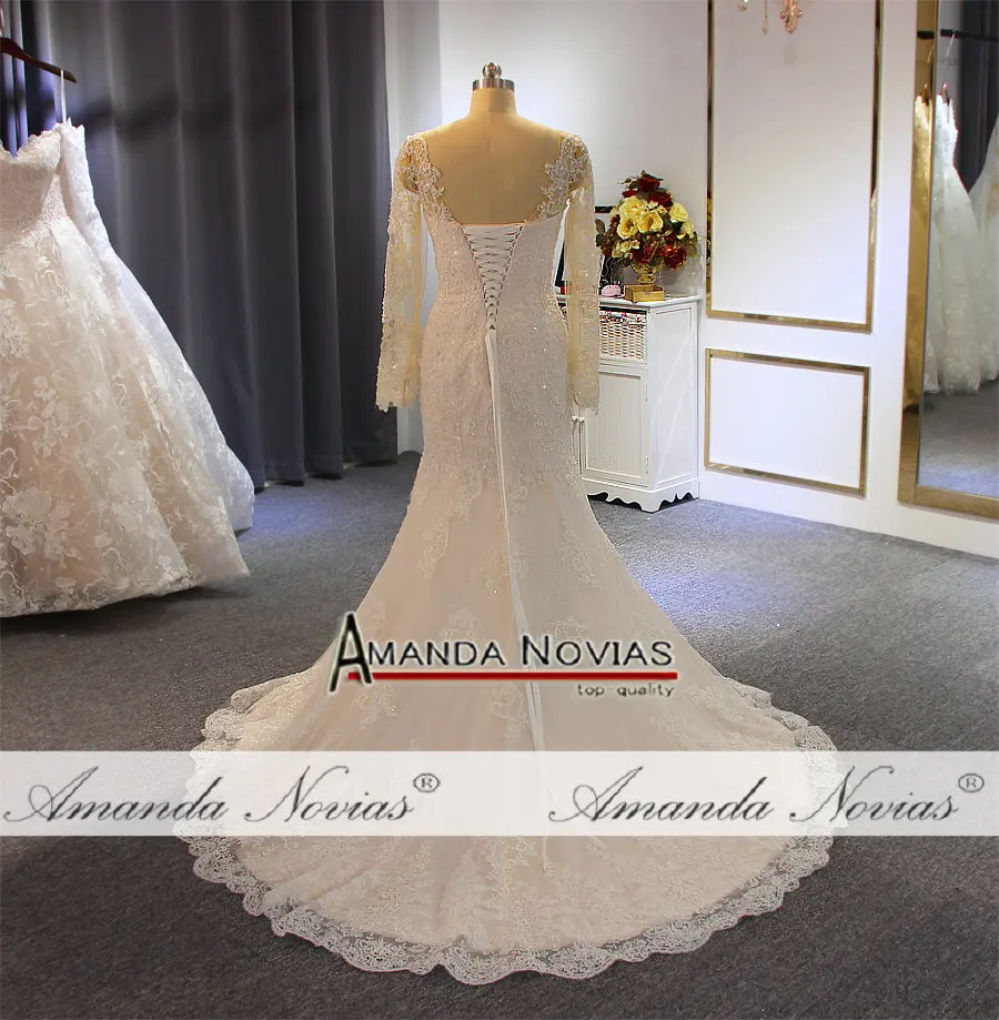 Robe De Soiree простое свадебное платье русалки с длинными рукавами 2022|Свадебные