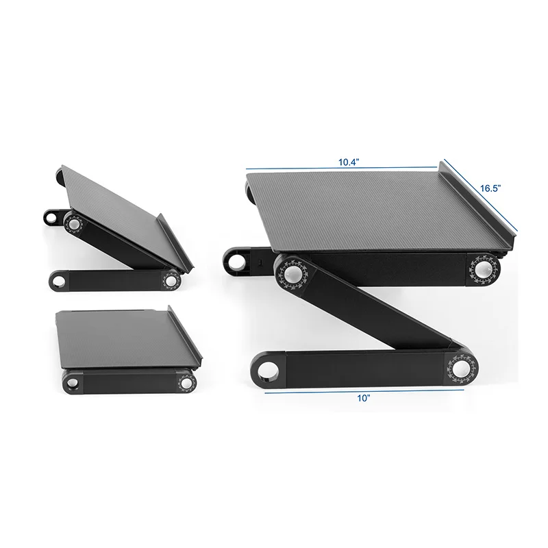 360 Degree Adjustable Laptop Table Portable Foldable Desk On Bed Stand Tray without Cooling Fan For Student | Мебель
