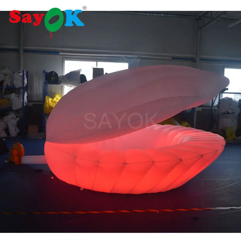 Надувная сценическая оболочка диаметром 2 м со сменными светодиодными цветами