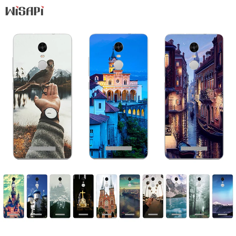 Силиконовый чехол для Xiaomi Redmi Note 4 4X задняя крышка Note3 тонкая Hongmi Note2 из ТПУ в стиле
