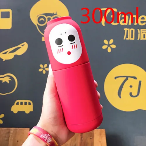 3 Творческий Безликий мужской вакуумной присоской для офиса Для мужчин/Для женщин Питьевая чашка Портативный милые Нержавеющая сталь кофейная кружка-термос 300 мл для подарка - Цвет: 3