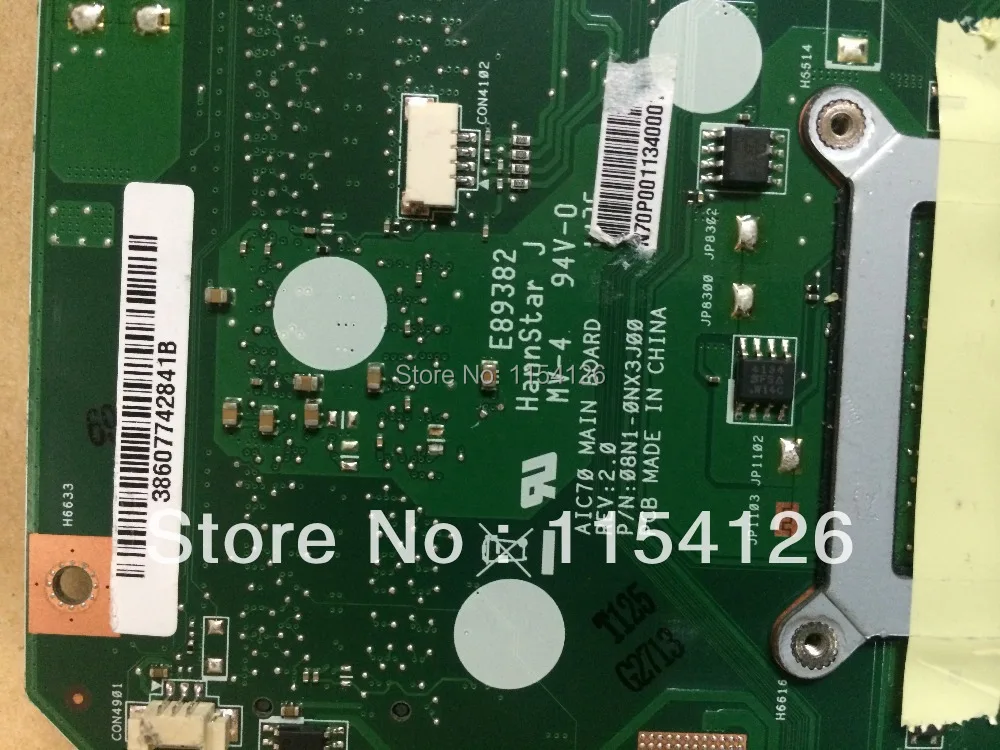 Материнская плата 08N1-0NX3J00 для ноутбука Acer Aspire 7739z серии системная MBRN70P00