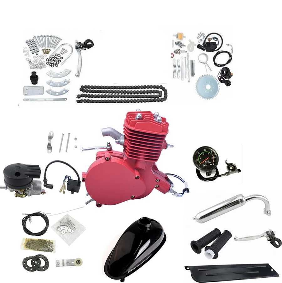 Модернизированный 80cc велосипед моторизованный 2-тактный бензиновый газовый