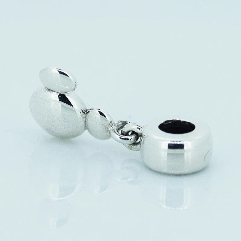 Твердые иконы серебряные подвески DIY подходит бренд браслеты 100% Аутентичные