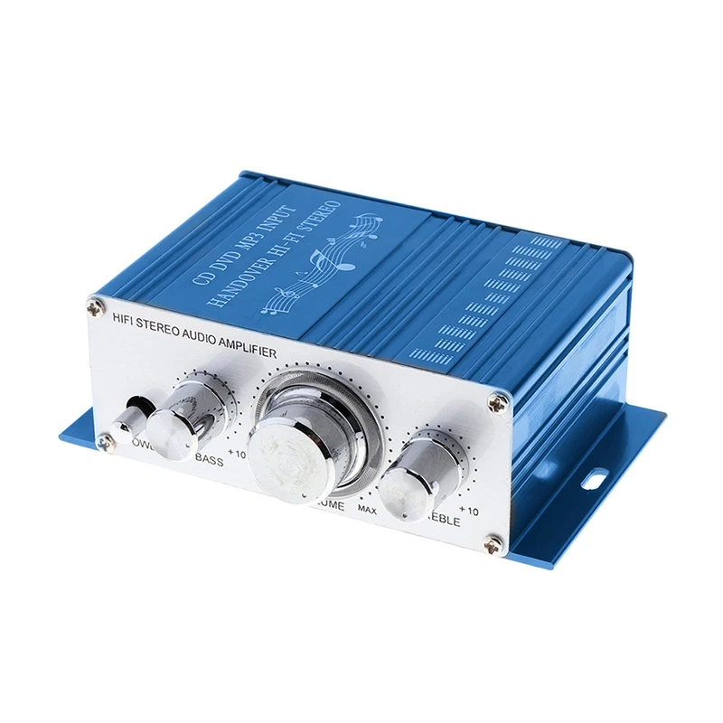 HY-2001 Hi-Fi мини усилители аудио для мотоцикла Авто домашний усилитель мощности стерео звук режим USB/MP3/FM/DVD/SD