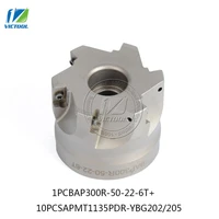 bap300r50226t 90 degree right angle shoulder face mill head milling cuttermilling cutter tools insert apmt1135pdrybg202205