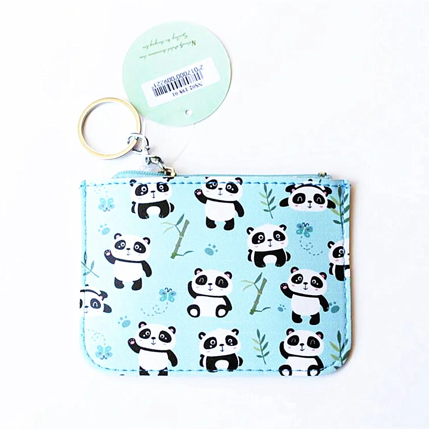 M265 2017 новые женские кошельки мультяшный милый Модный узор панда птица набор карт