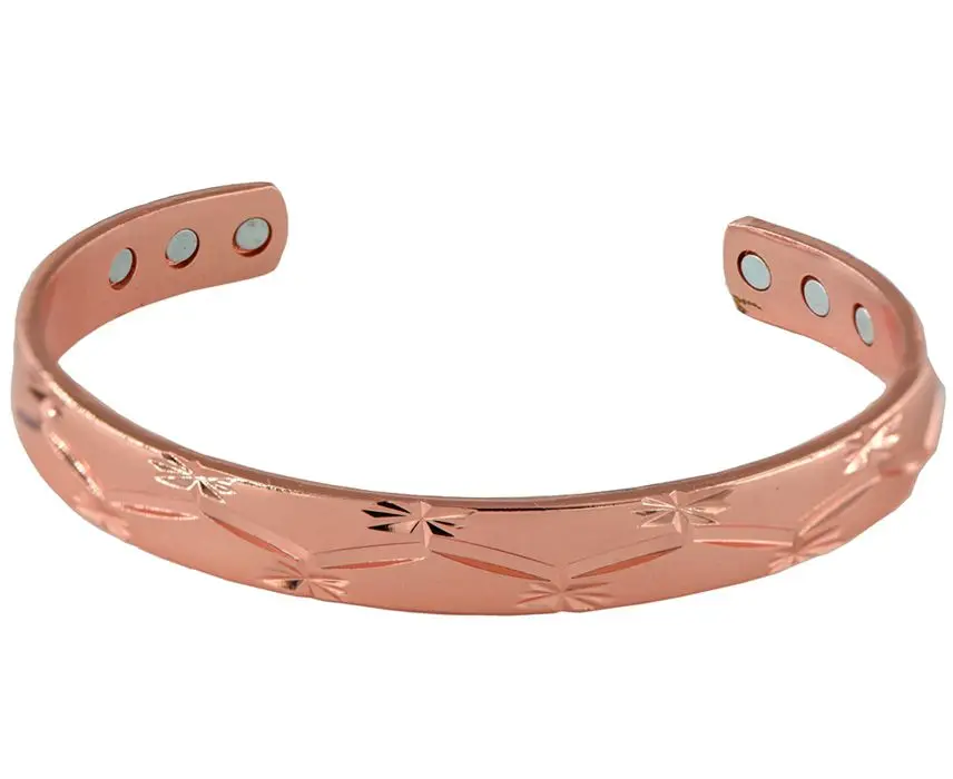 Магнитный медный браслет энергетический ювелирные изделия для здоровья