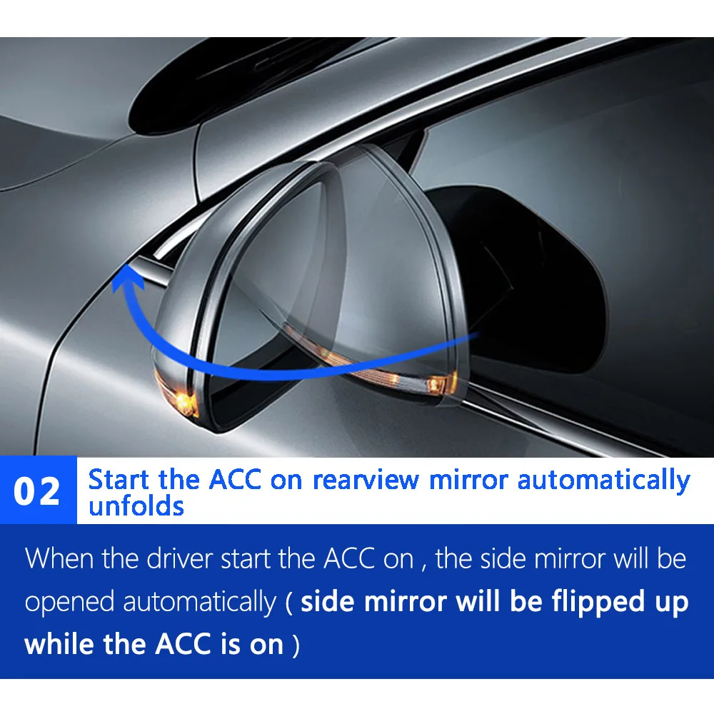 Автомобильное боковое зеркало заднего вида CHSKY складное для SUBARU Impreza GE GV GH GR|car side