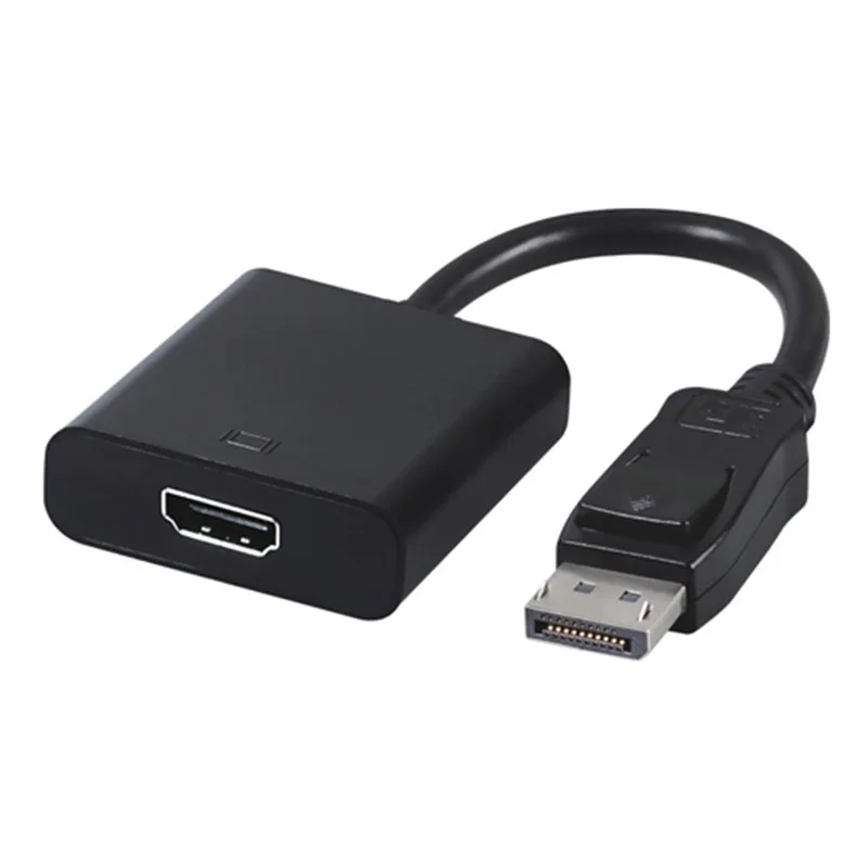60 шт./лот DisplayPort DP к HDMI активный видео аудио адаптер конвертер для ПК ноутбука