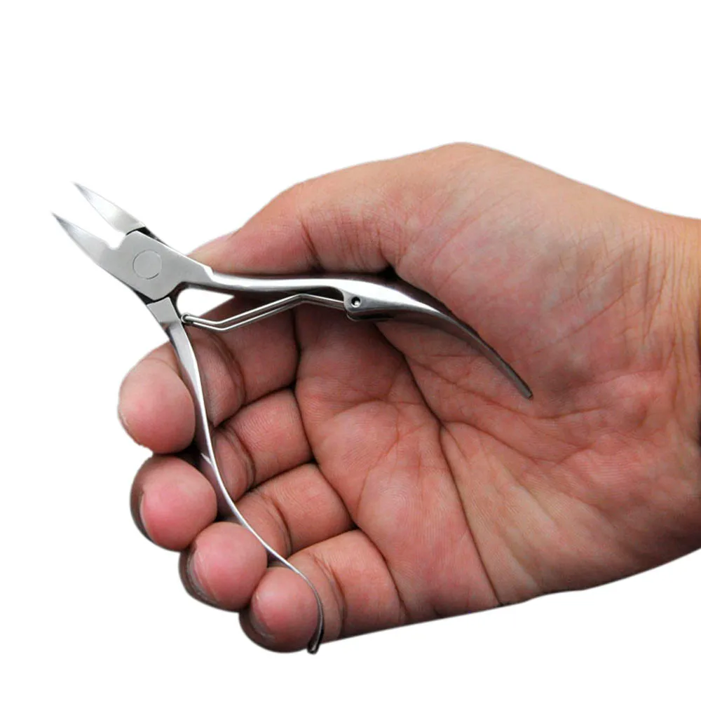 OUTTOP резак Кусачки из нержавеющей стали для дизайна ногтей клипер маникюра