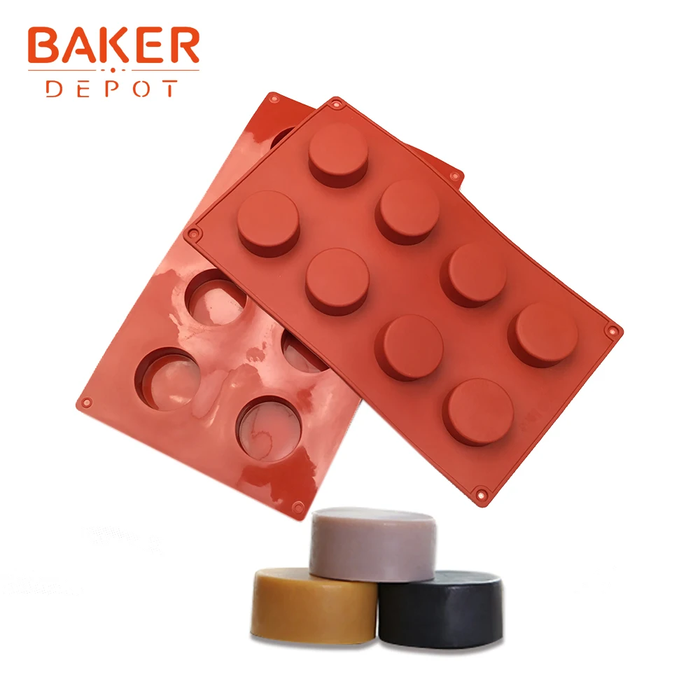 BAKER DEPOT силиконовая форма для пудинг jello круглая выпечки торта льда мыла хлеба