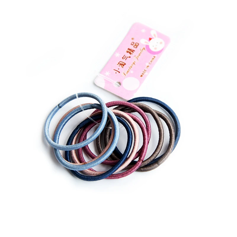 5/10 шт. милые цветные нейлоновые резинки для девочек детские эластичные волос
