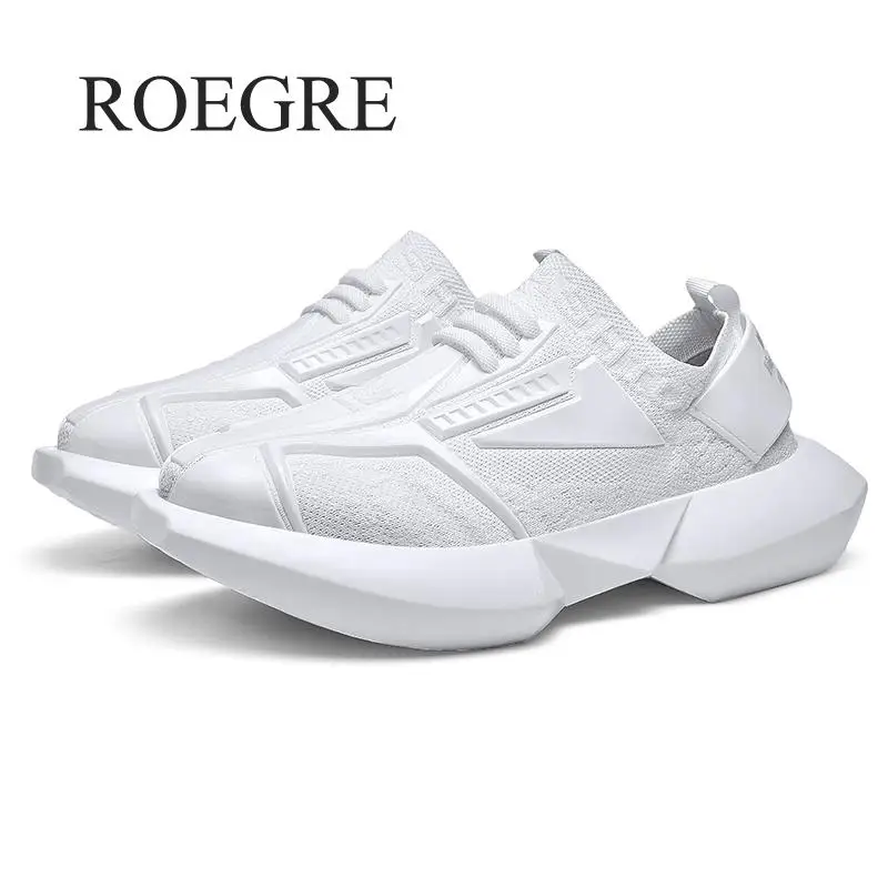 2019 New Fashion Men's Shoes High Quality Men Casual Platform Chunky Sneakers Male Adult Plus Size 39-45 | Обувь