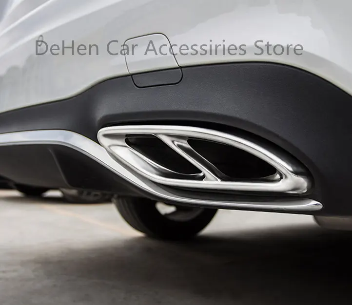 Бесплатная доставка накладка на выхлопную трубу DeHen для mercedes benzA B C E Class GLC GLE GLS W205