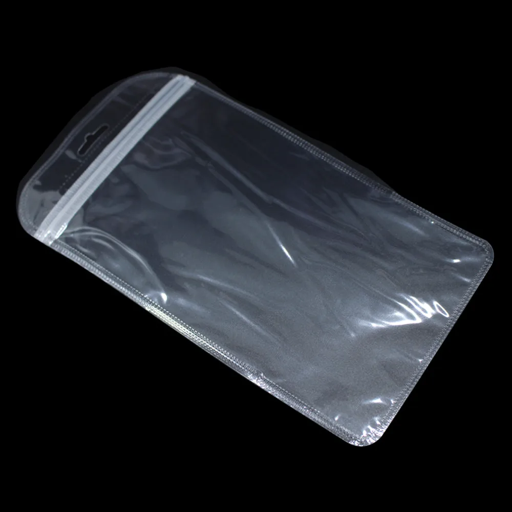 100 шт./лот Ziplock пластиковая прозрачная сумка для хранения ювелирных изделий с