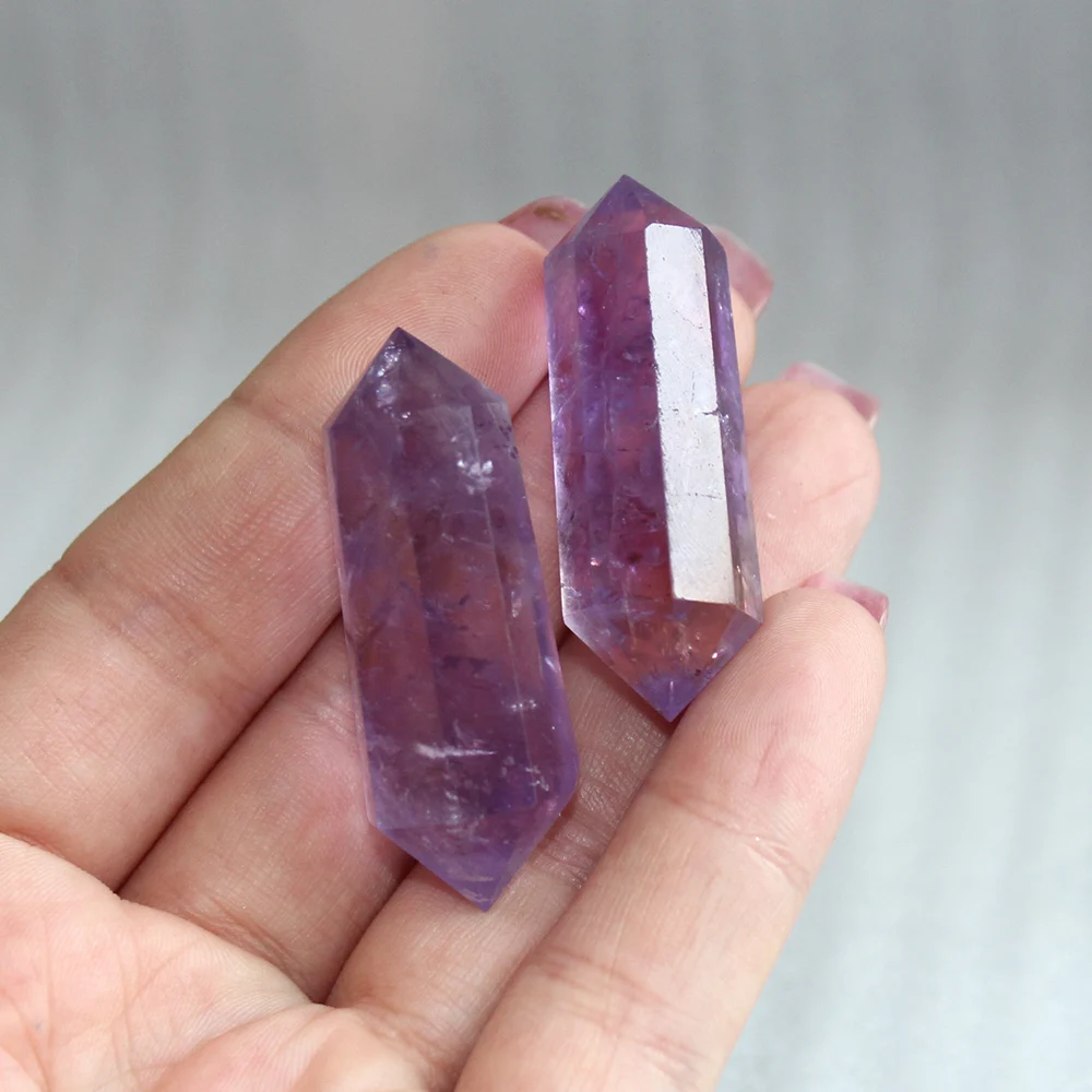 Прямая поставка натуральный хрустальный камень аметист фиолетовая