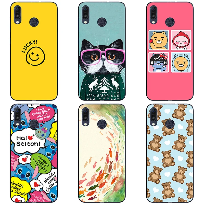 For Asus Zenfone Max M1 ZB555KL Case Hard Plastic Back Cover Cases Painting Abstract Coque Patterned Shell Skin |