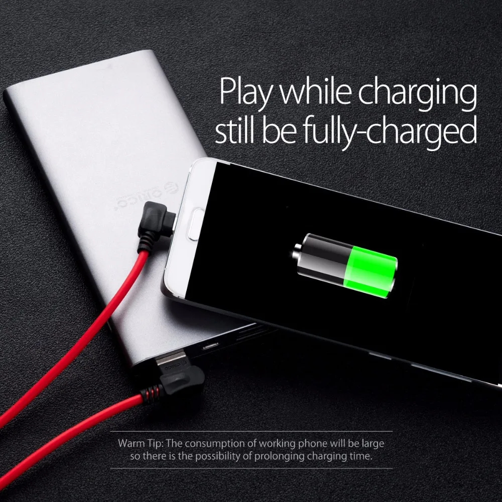 ORICO прямоугольный USB кабель USB2.0 A/M для освещения Samsung Note8 S8 Xiaomi MAC 2A мобильный