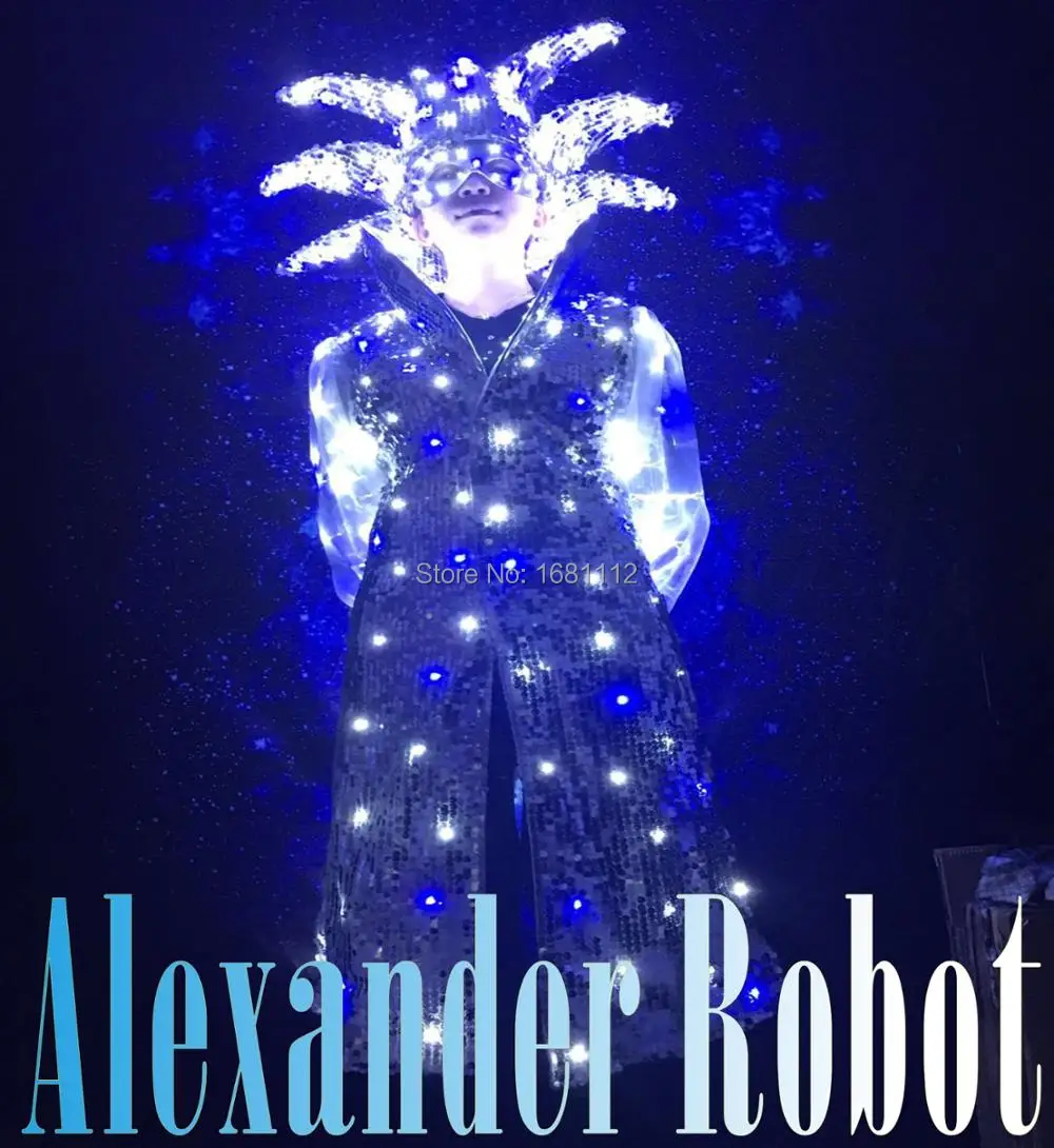 lluminated robot suit / lluminated LED /light up dress/luminous costume Picture