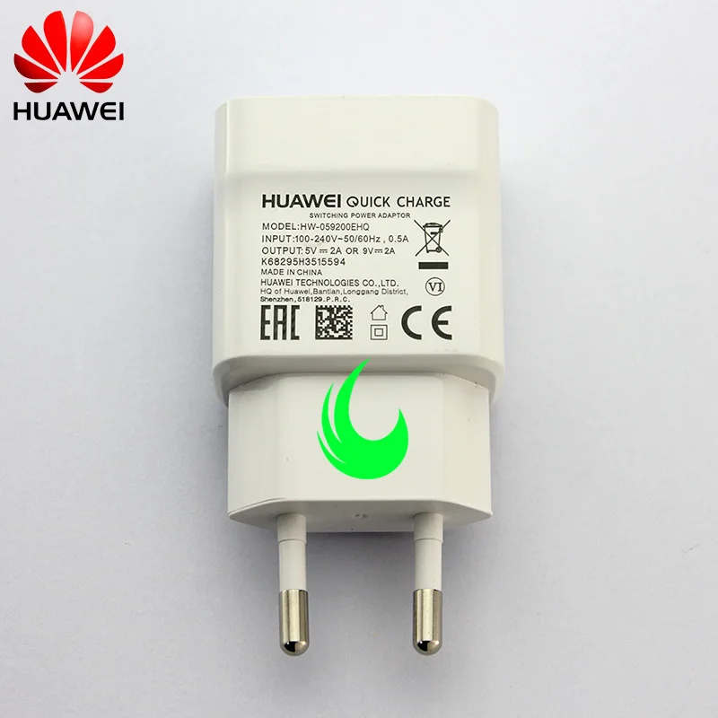 5 шт. huawei P20 lite зарядное устройство QC 2,0 Быстрый 9 В 2A адаптер быстрой зарядки USB кабель P10 P9 Plus Honor 9 8 mate 10 Pro Nova 23