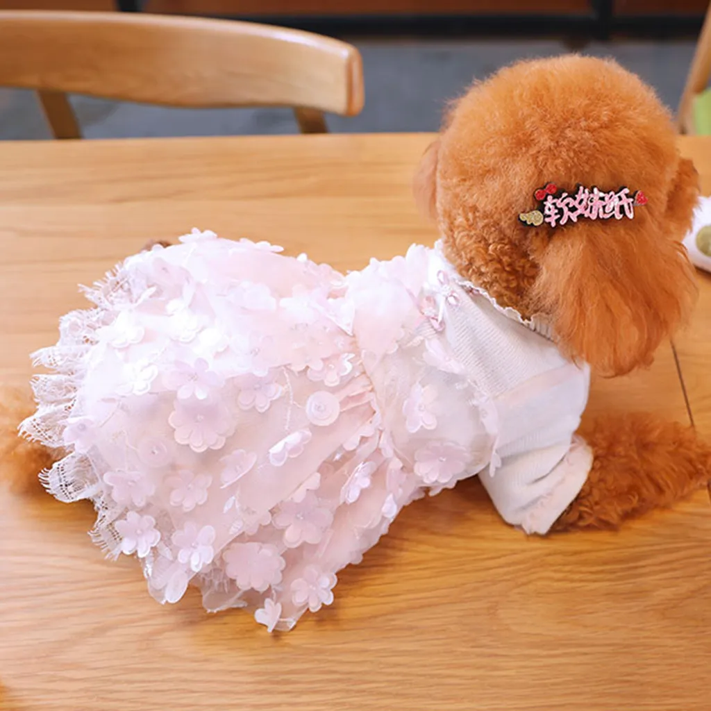 Платья для собак модные костюмы с принтом ананаса на весну и лето Одежда домашних