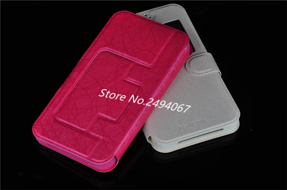 For Gionee P4 Case Luxury Leather Silicone Flip Case3 with Window View TPU and Kickstand Cover |
