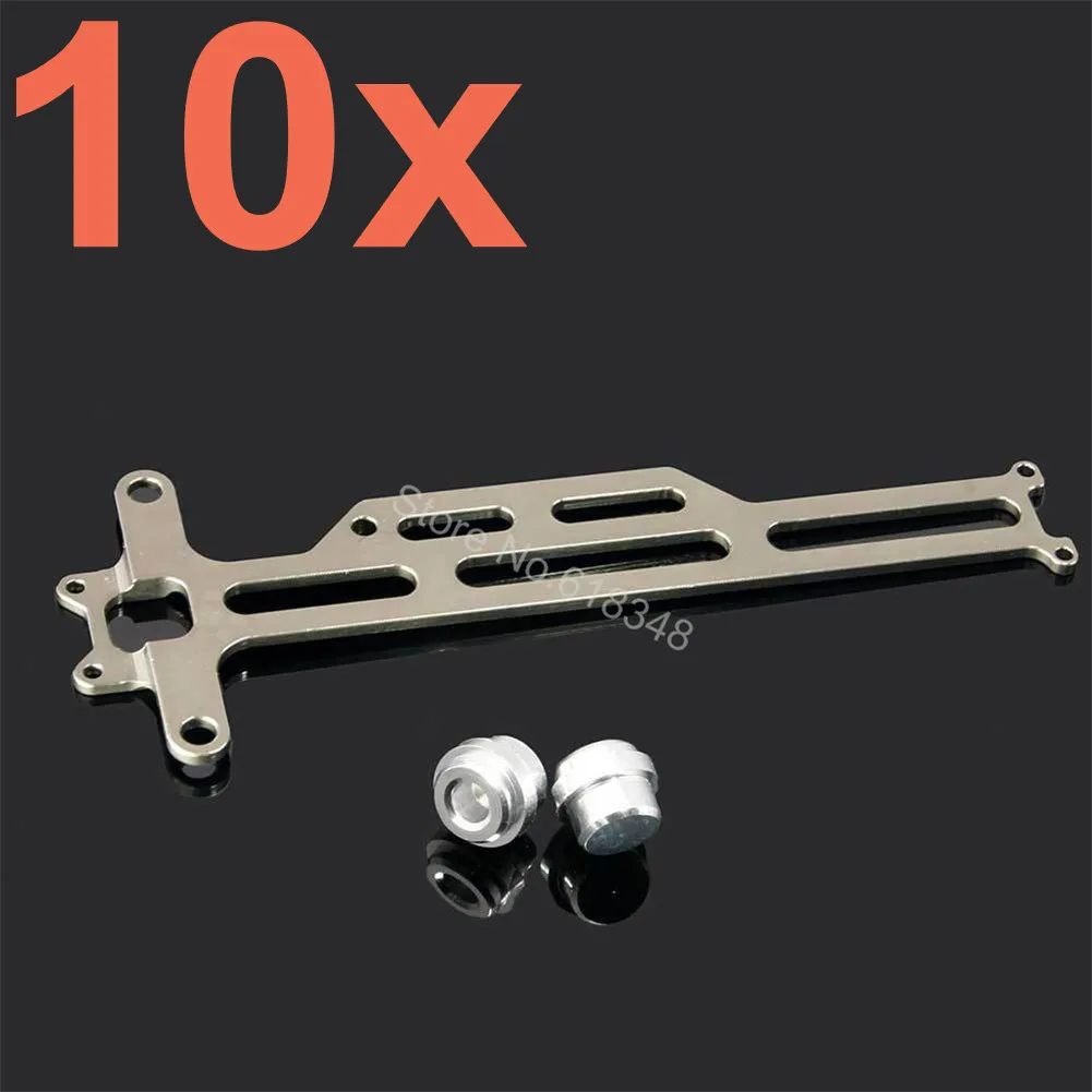 10Pcs/Lot RC Car Alum Alloy Radio Tray (AL.) For 1/18 Scale Models Revel 24540 Scorch Hobbico Dromida BX MT SC4 Monster Truck | Игрушки и