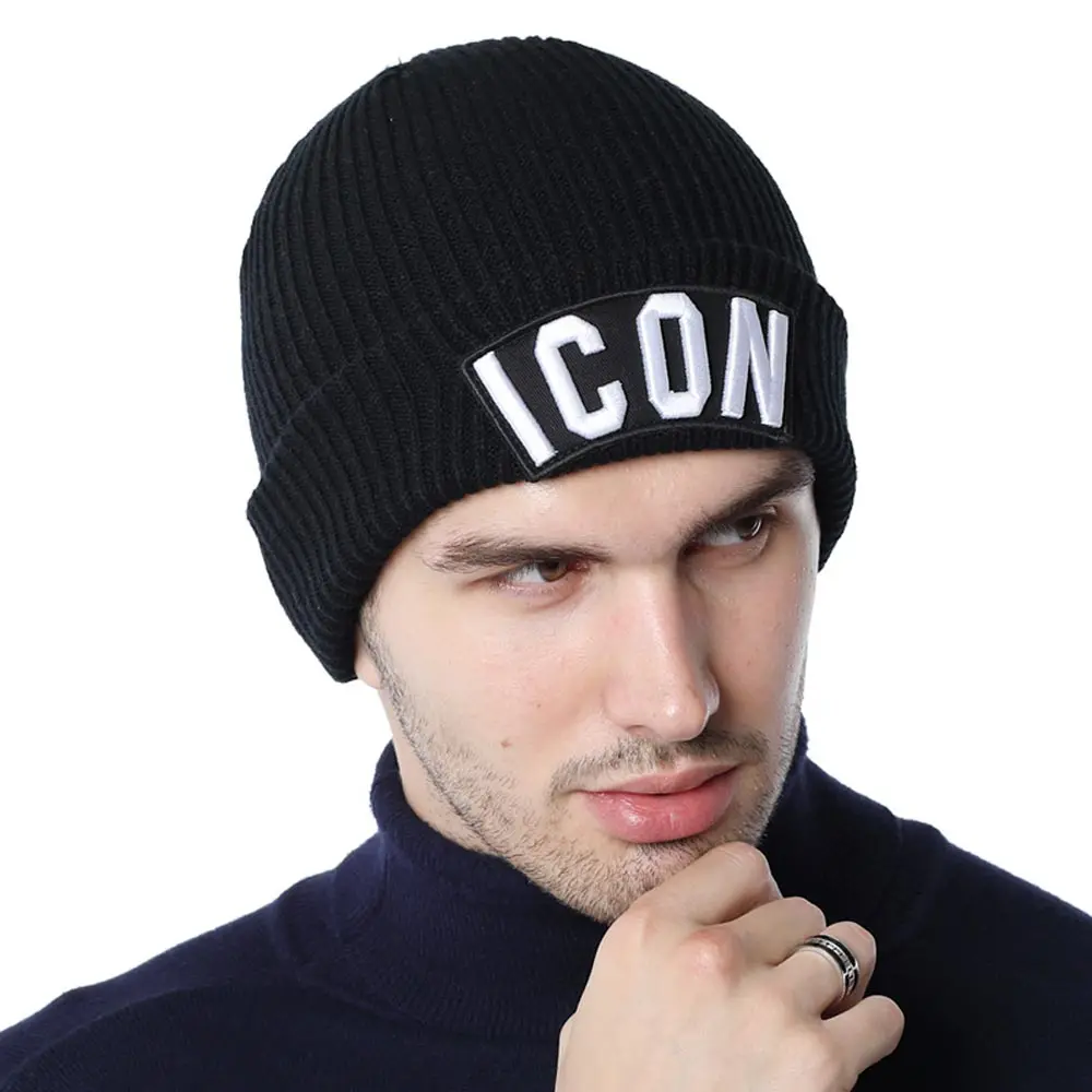 DSQICOND2 мужские шапки зимние женские Лыжные икона gorras para hombre вязаная зимняя шапка