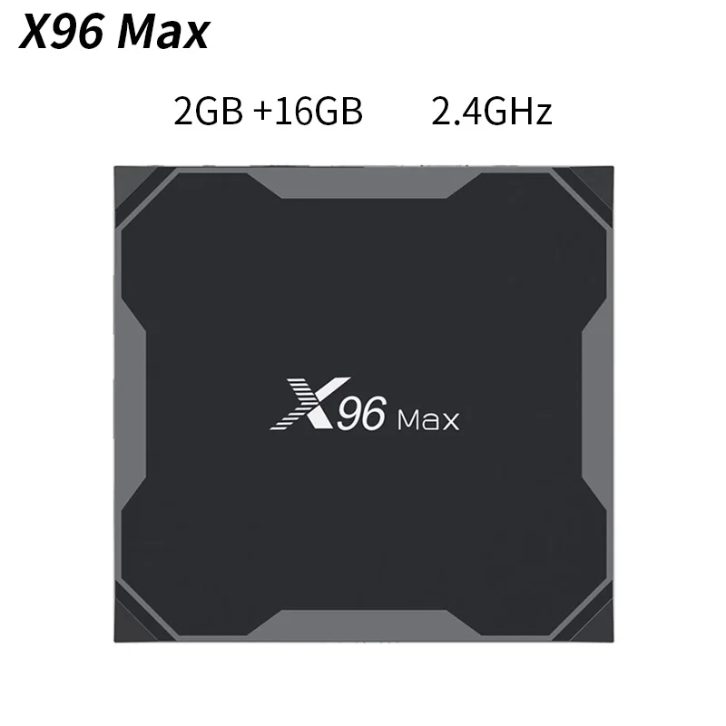 2G16G Android 8,1 ТВ приставка X96 Max Amlogic S905X2 4K медиаплеер 4 Гб ОЗУ 64 Гб X96 Макс четырехъядерный 2,4G& 5G двойной Wifi BT 1000M 4K телеприставка - Цвет: 2G16G