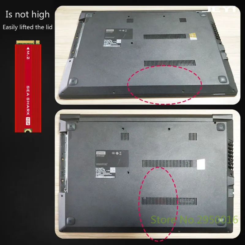 Алюминиевый радиатор NVME NGFF M.2 охлаждение U.2 теплоотвод теплопроводность силиконовый вафельный охладитель C26